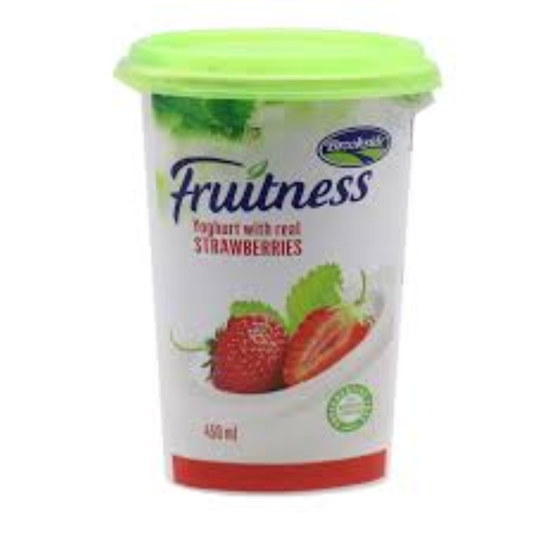 BROOKSIDE FRUITNESS STRAWBERRY YOGHURT 450ML